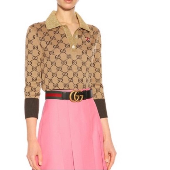 Gucci Double GG buckle Web Belt - Picture 6 of 6